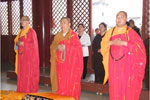 河北永清白塔寺隆重启建2012年水陆法会熏坛仪式