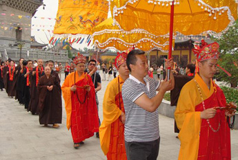 江苏省涟水能仁寺第六届众姓水陆大法会功德圆满