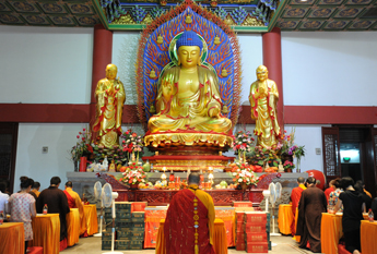上海东林寺举行高考、中考学子“除障启智”祈福法会