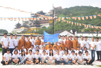 江苏寒山寺青年佛学社2012“禅悦人生”夏令营共修活动开幕