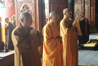 云南大理崇圣寺隆重举行传授三坛大戒法会 正慈大和尚担任尊证阿阇黎
