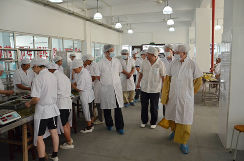 上海玉佛禅寺素食品公司安全大检查