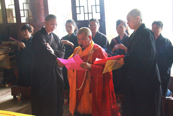 彝良地震 黄石目连寺举行五永日梁皇忏祈福法会