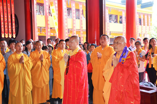 江苏常州国宁禅寺举行大雄宝殿落成暨开光法会