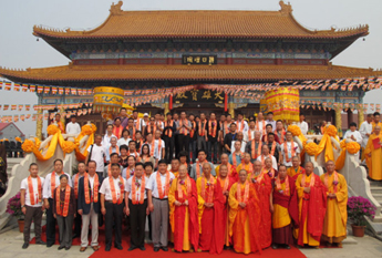 天津市静海大愿极乐寺落成全堂佛像开光庆典