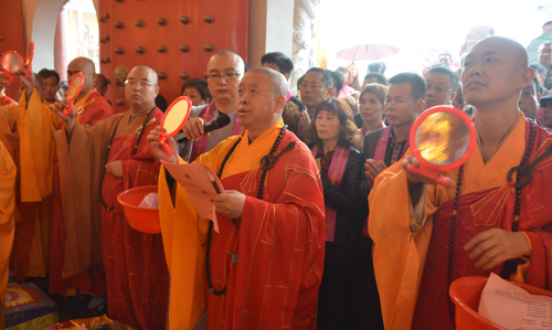 明月山显应禅寺开山建寺十周年庆典