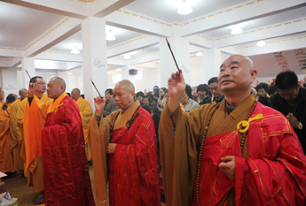无锡佛光寺举行大雄宝殿暨四大名山开光庆典
