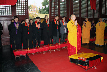 上海洪福寺启建法界圣凡水陆空普渡大斋胜会