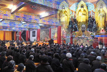 成都文殊院2012阿弥陀佛圣诞佛七共修法会圆满