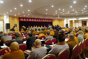 湖北佛教协会第八次代表大会预备会暨第一次主席会议