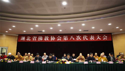 湖北省佛教协会第八次代表大会隆重开幕