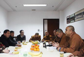 国宗局四司吕晋光司长一行到上海佛学院调研