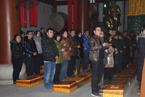 太仓同觉寺举行除夕夜撞钟迎吉祥祈福法会