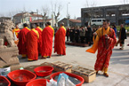 惟觉法师应邀为缘觉寺首届放生法会主法