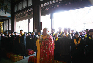 上海报国寺隆重启建2013水陆空吉祥大法会
