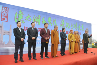 湖州铁佛寺隆重举办第二届大型公益放生活动