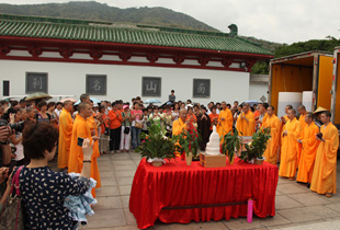 海南三亚南山寺隆重启建礼拜《大悲宝忏》法会