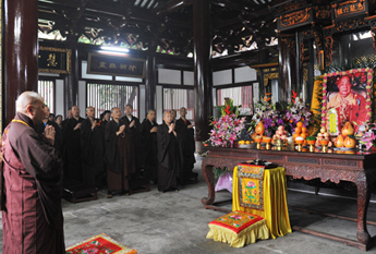 广东光孝寺举行本焕长老圆寂一周年追思法会