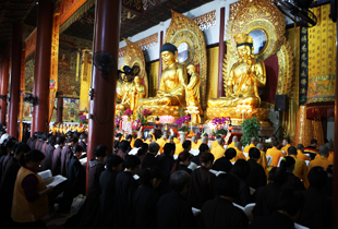 深圳弘法寺2013清明报恩思亲水陆超度大法之外坛起经