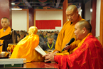 嵩山少林寺癸巳年传授三坛大戒进入第二天