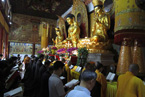 深圳弘法寺举行纪念本焕长老圆寂一周年诵经祈福法会
