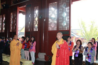 绍兴安康寺举行华严法会圆满送圣仪式