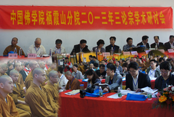 中国佛学院栖霞山分院2013三论宗学术研讨会开幕