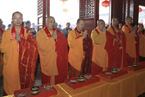 湖北钟祥九华山云峰禅寺隆重举行宝殿落成佛像开光