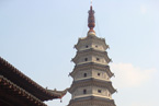 江苏省淮安市涟水能仁寺举行第三届登塔节活动