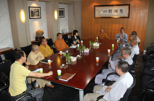 嘉定区民宗办及区佛协召开全区佛教场所走访座谈会