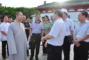 国务院安全委员会督查组到三亚南山寺检查工作