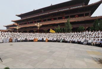 河北省赵县柏林禅寺第二十届生活禅夏令营正式开营
