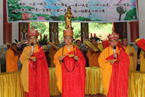 广东燕岩六祖古寺首届冥阳两利水陆普度法会圆满送圣