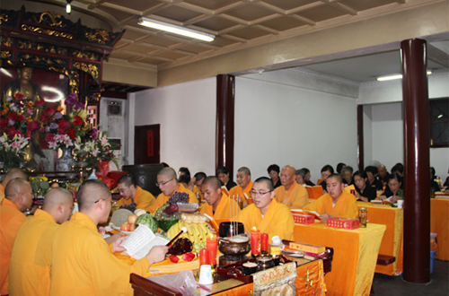苏州寒山寺于2013佛欢喜日隆重举行盂兰盆会