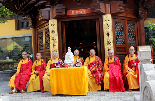 上海西林禅寺2013水陆普度大斋胜会之送圣仪式