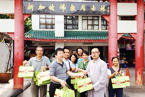 广东燕岩六祖古寺法师前往新加坡佛教居士林贺中秋
