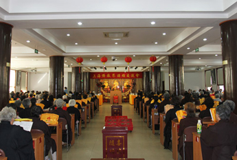 “上海佛教界年度讲经交流会”在上海佛教居士林举行