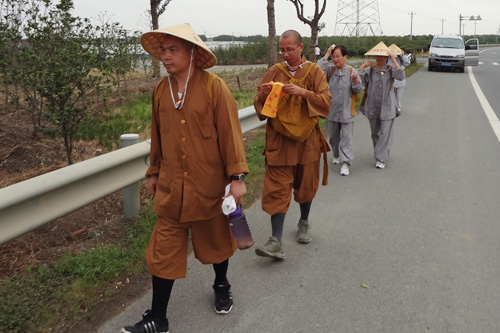 苏州湖嘉寺安徽九华山行脚僧团第三天行程