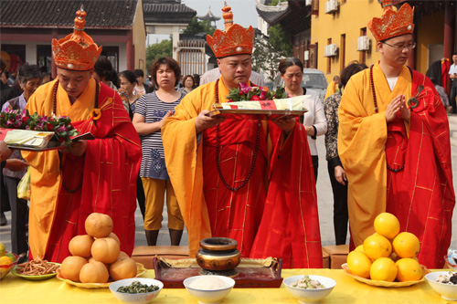 昆山延福禅寺2013年法界圣凡水陆大法会圆满送圣