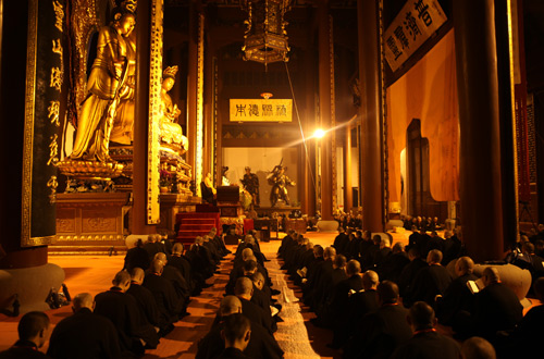 杭州灵隐寺传授护国兴圣二部僧三坛大戒法会第十一天