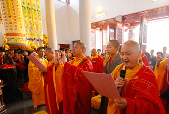 江西南昌地藏寺举行大雄宝殿落成暨全堂佛像开光大典