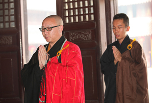 江苏宝华山隆昌寺传授三坛大戒法会第四天