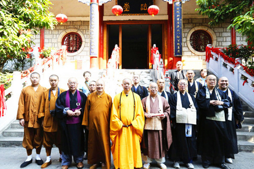 日本临济宗国泰寺派访团到赣参访 纯一大和尚热情接见
