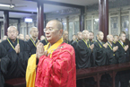 江苏宝华山隆昌寺传授三坛大戒法会第八天