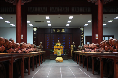 杭州灵隐寺传授护国兴圣二部僧三坛大戒法会二十四天