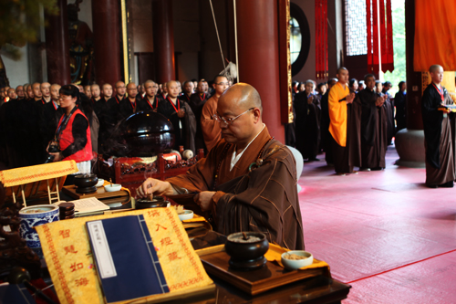 杭州灵隐寺传授护国兴圣二部僧三坛大戒法会二十七天