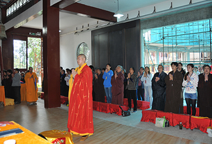 上海松隐禅寺隆重启建观音药师法会