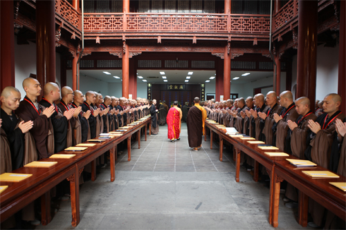 杭州灵隐寺传授护国兴圣二部僧三坛大戒法会二十九天