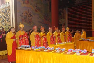 上海金山东林寺隆重举行水陆空普度大斋胜会