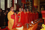 上海洪福寺隆重启建护国利民消灾免难植福延生药师法会